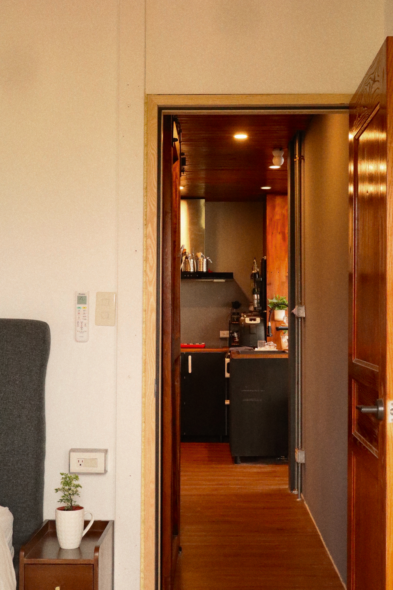 小屋一隅